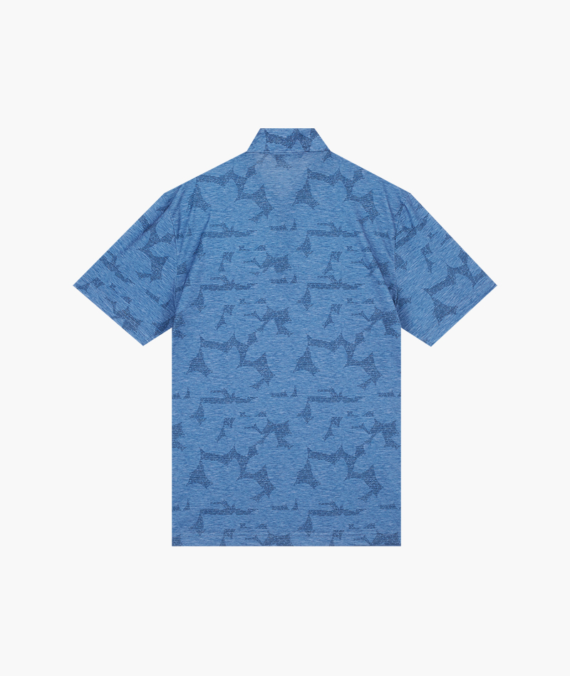 [크로커다일] 플라워 패턴 폴리 스판 티셔츠 CDAAATS2490 - 던필드몰_DawnFieldMall